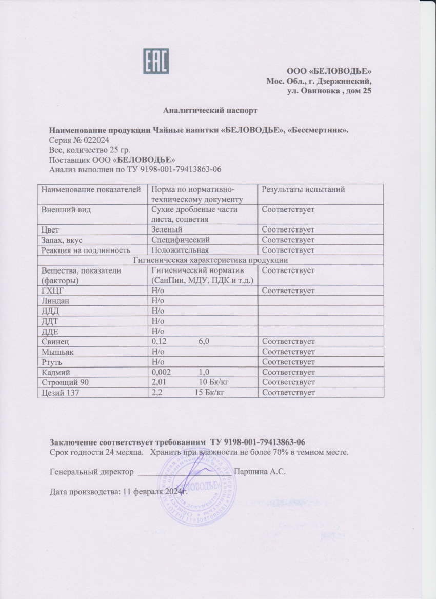 Паспорт №022024